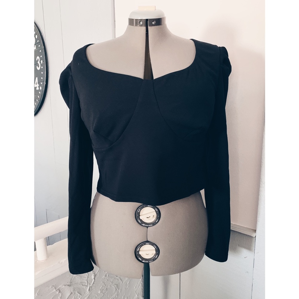 New Look from ASOS black scuba top